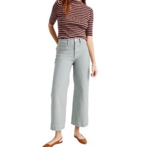 Madewell Slim Emmett Wide Leg Crop